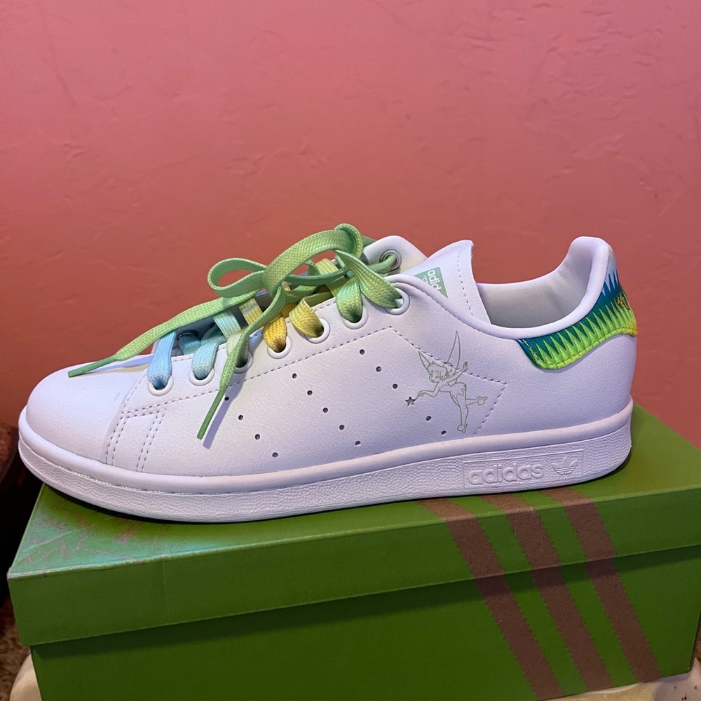 Tinker bell adidas barely used!